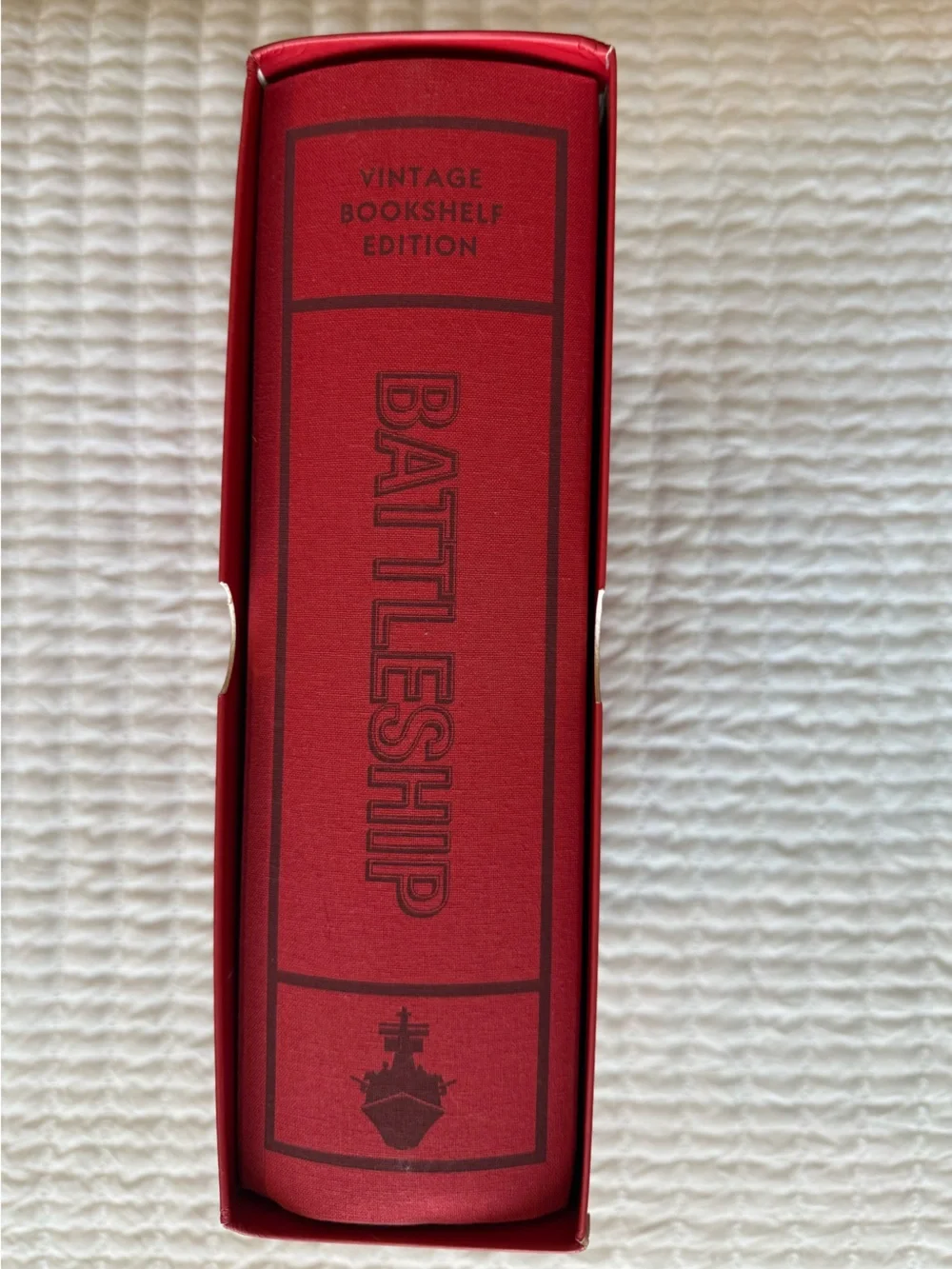 Battleship Vintage Bookshelf Edition Board Game New Never Used